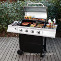 BBQ Grill im Freien im Freien mit Seitenbrenner